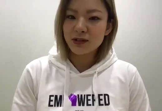 3月にオンラインで取材に応じたONE女子アトム級の平田樹