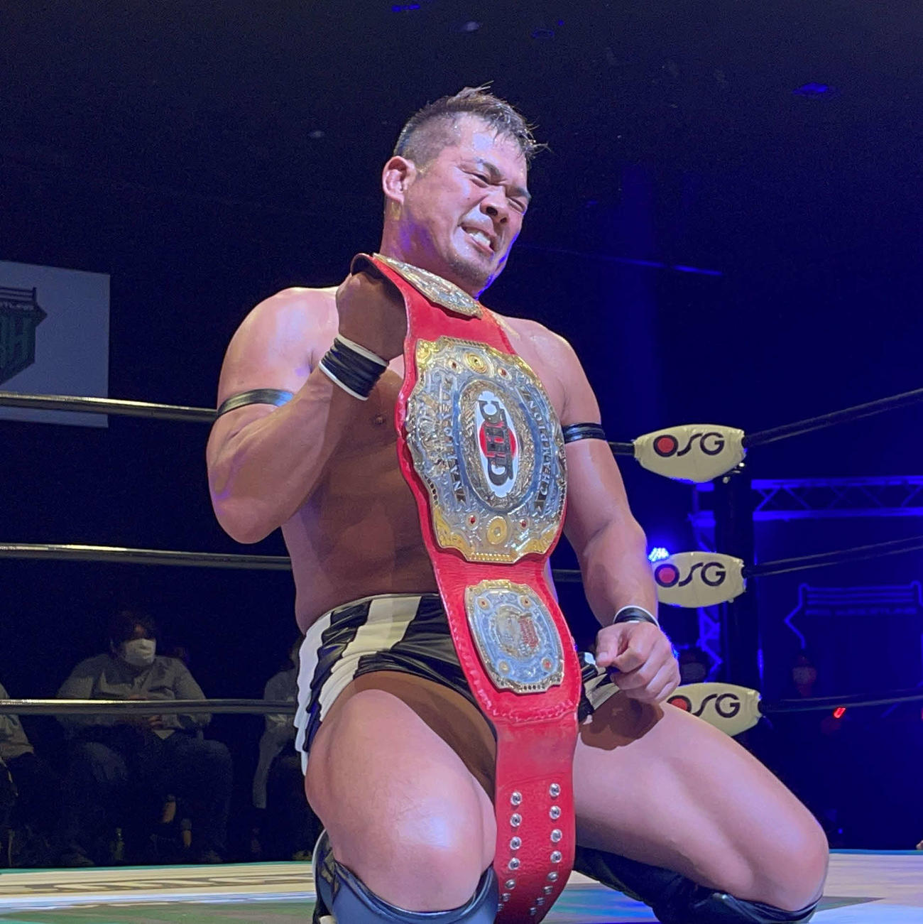 GHCナショナル王座を戴冠した望月（ｃ）プロレスリング・ノア／WRESTLE UNIVERS