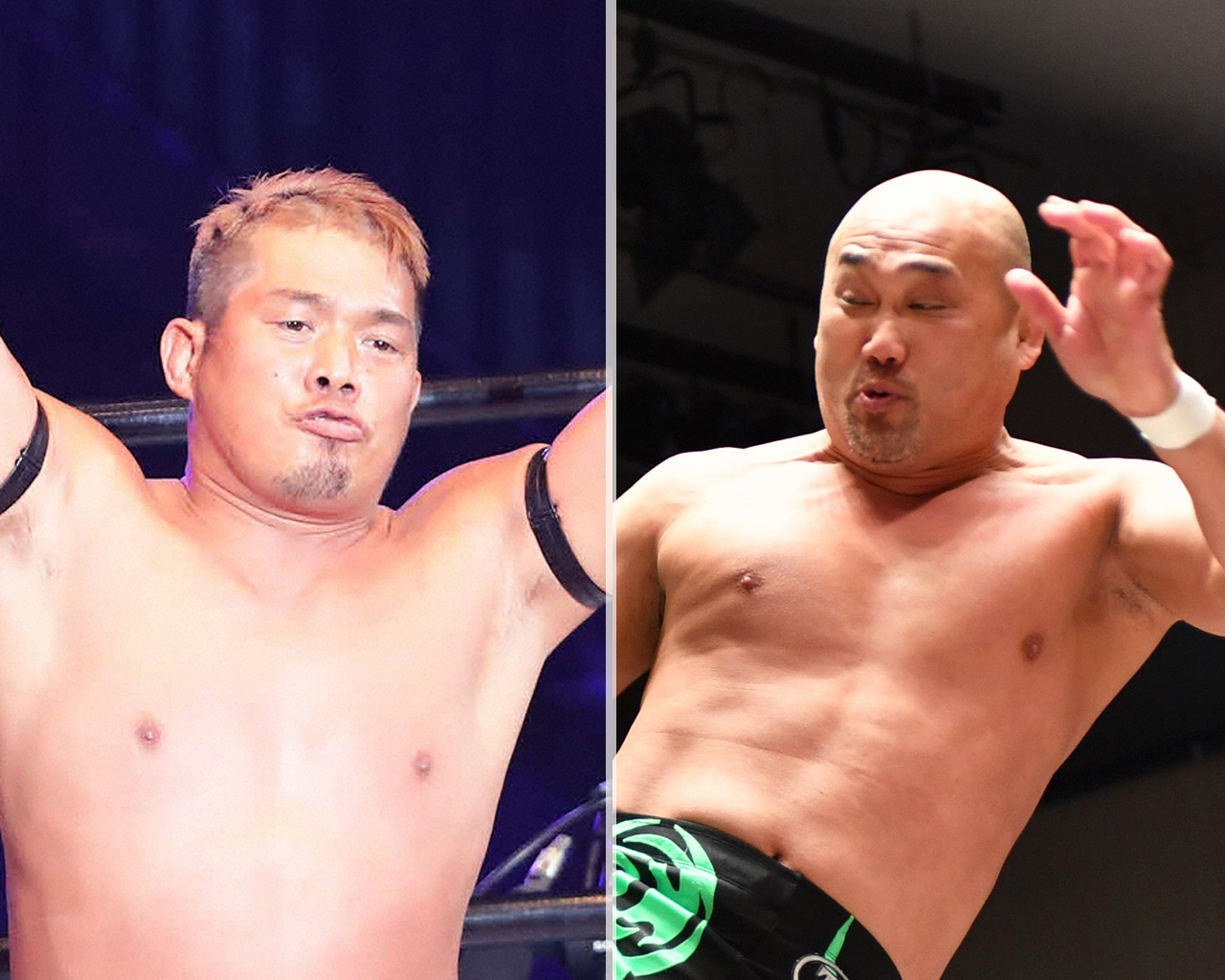 望月成晃（左）と長井満也