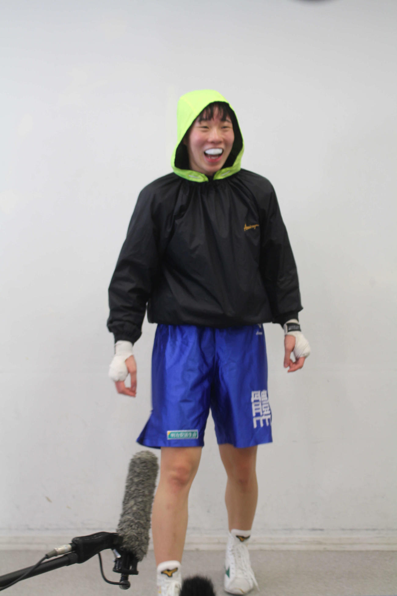 全日本選手権に向けて意気込みを語った入江