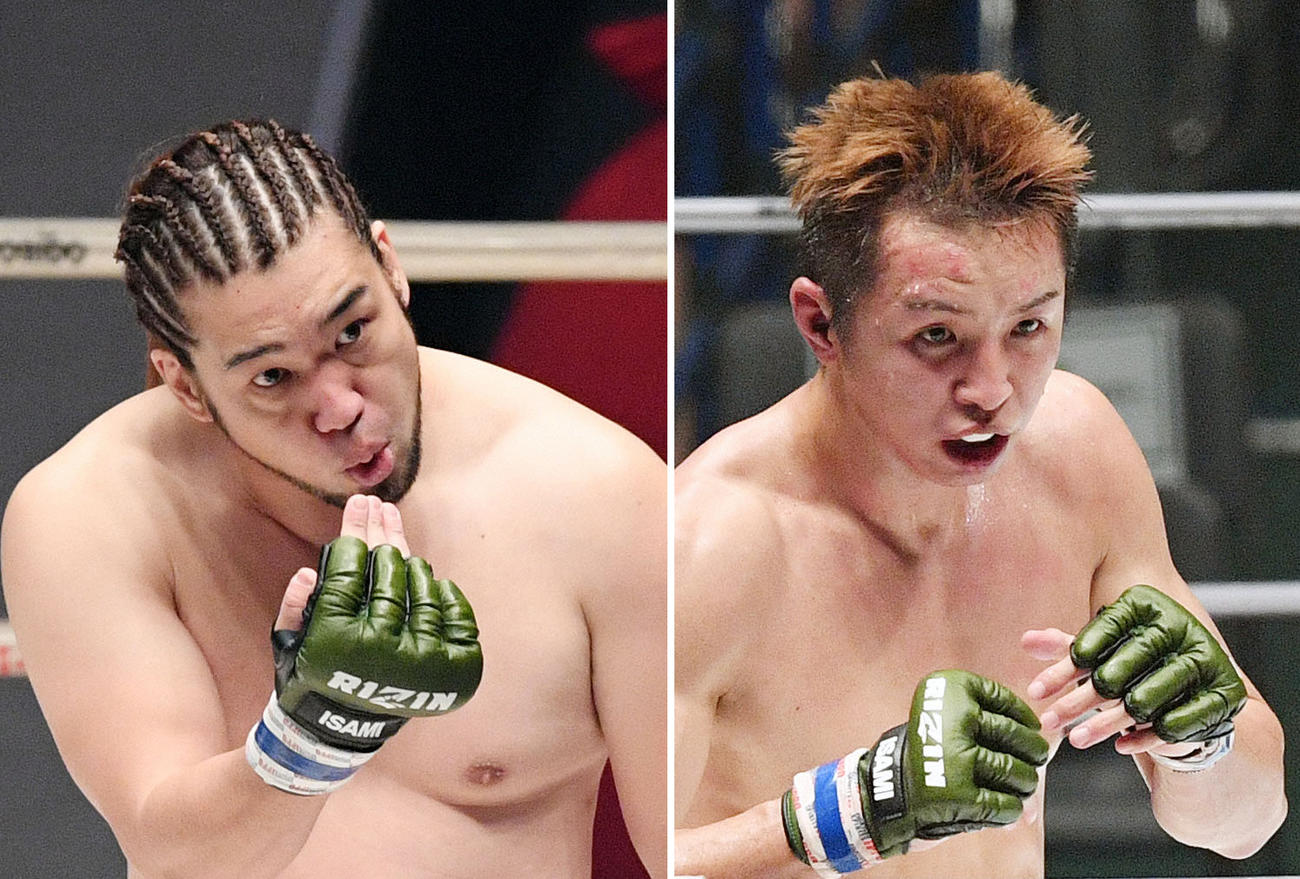 シバター（左）、久保優太
