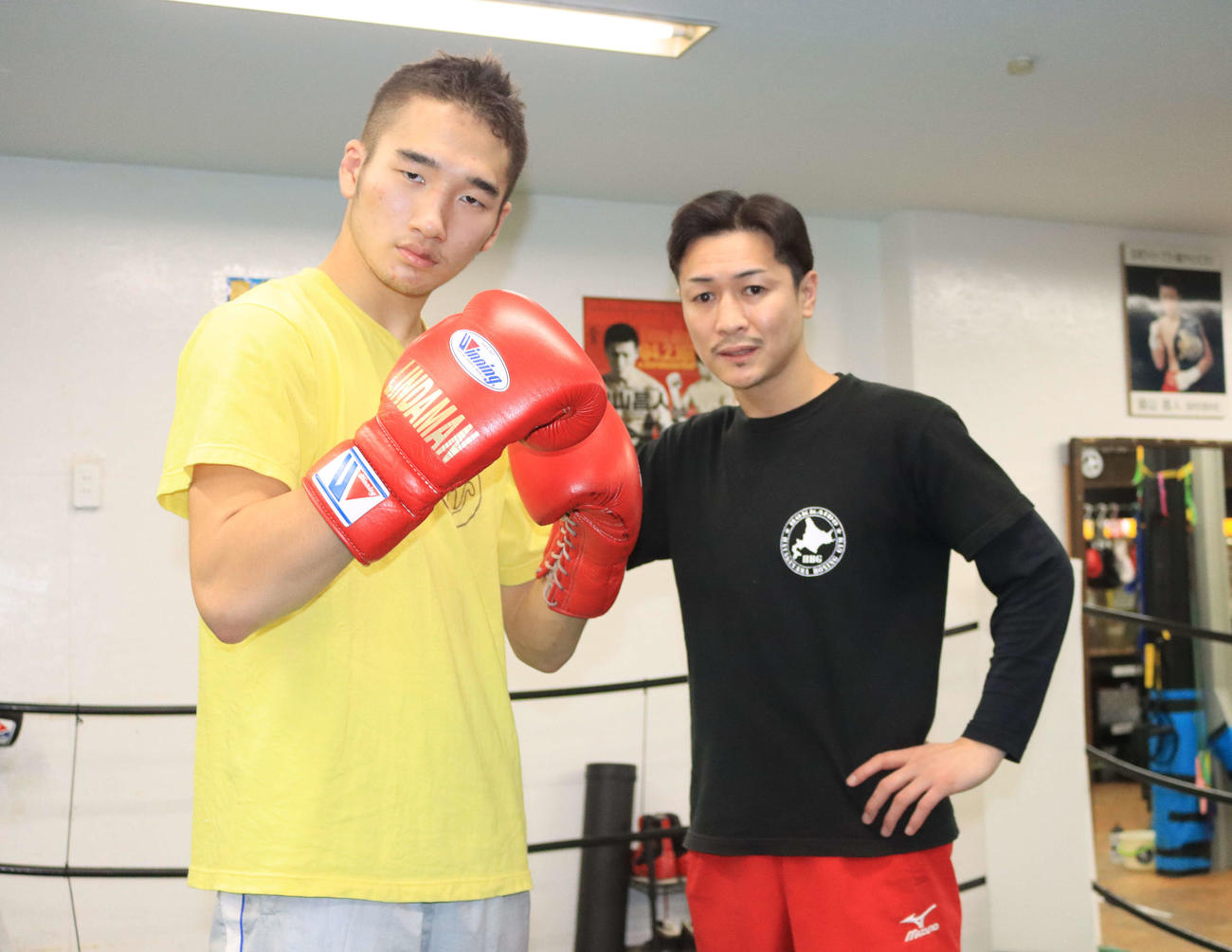 長尾リンダマン（左）と畠山会長（撮影・保坂果那）