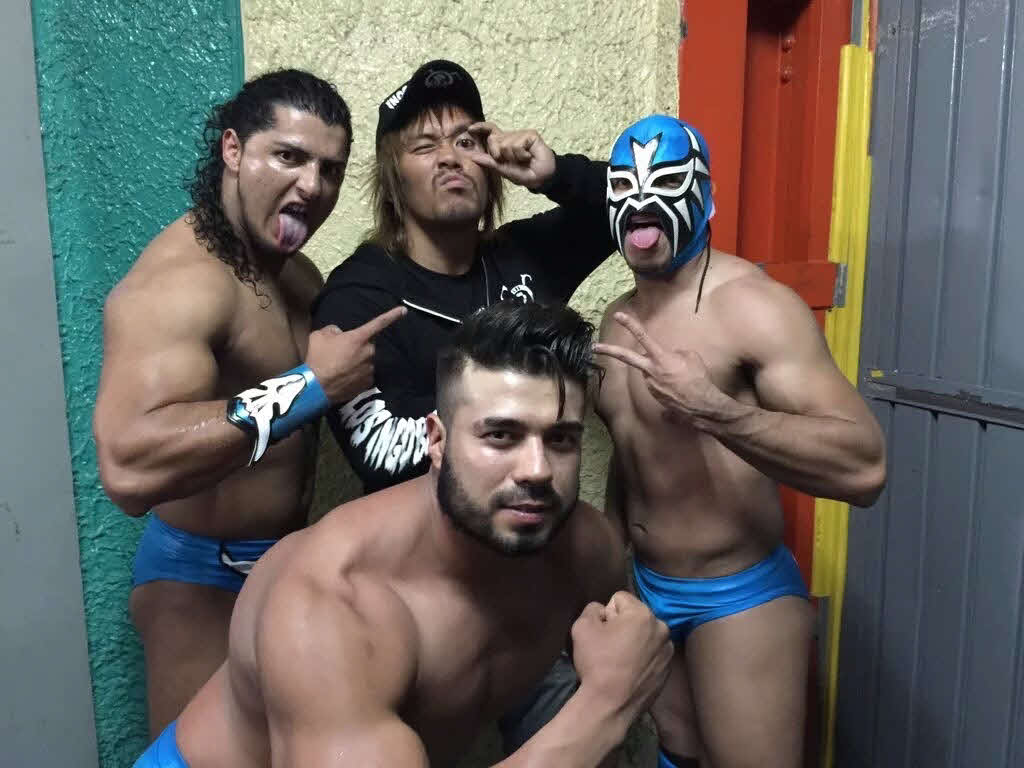 内藤哲也とロス・インゴベルナブレスの仲間たち（提供・新日本プロレス）