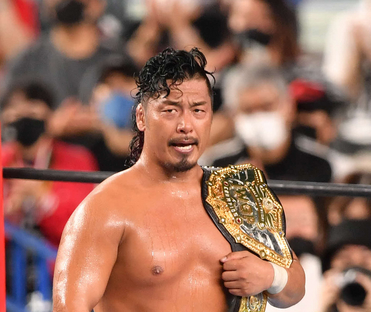 第3代IWGP世界ヘビー級王者の鷹木信悟