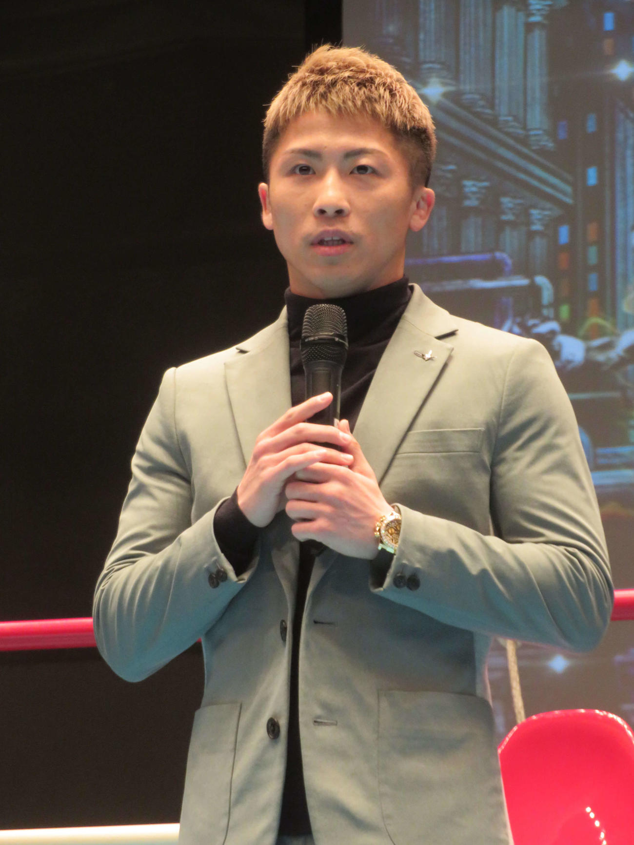 WOWOWのイベントに参加した井上尚弥