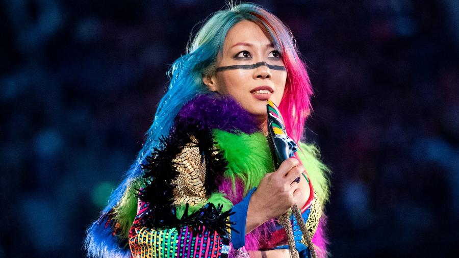 昨年7月以来のリング復帰が待たれるWWEの元ロウ女子王者アスカ（C）2022 WWE, Inc. All Rights Reserved.