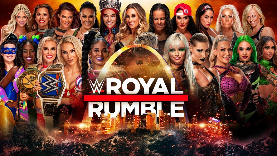 22年の女子ロイヤルランブル戦に出場予定の選手（C）2022 WWE, Inc. All Rights Reserved.