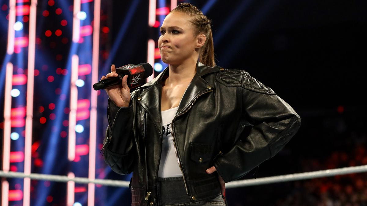 挑戦する王座を明言しなかった女子ロイヤルランブル戦覇者ロンダ・ラウジー（C）2022 WWE, Inc. All Rights Reserved.