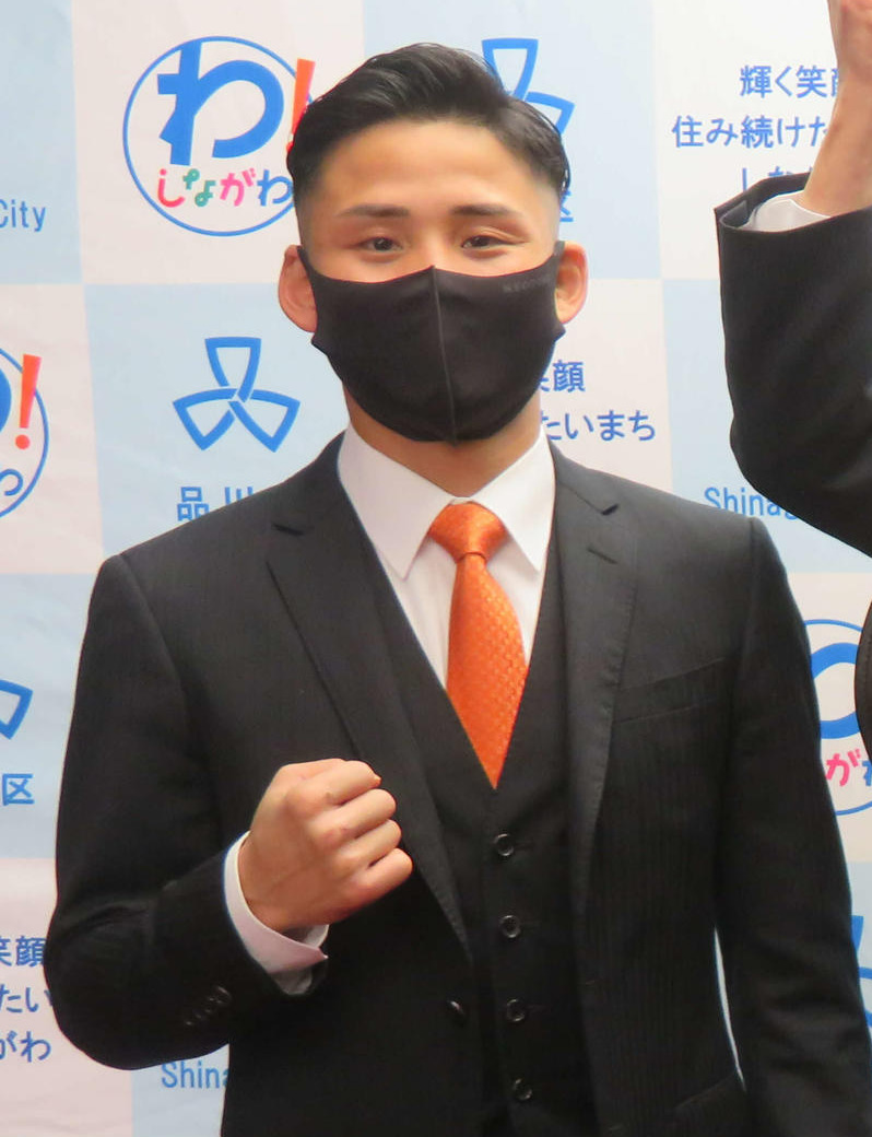 京口紘人（2022年1月21日撮影）