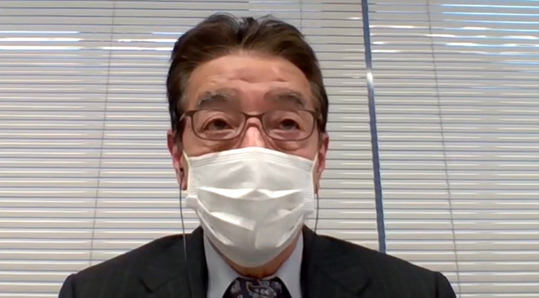 亀田側との二審判決後、オンラインで会見した日本ボクシングコミッションの永田理事長
