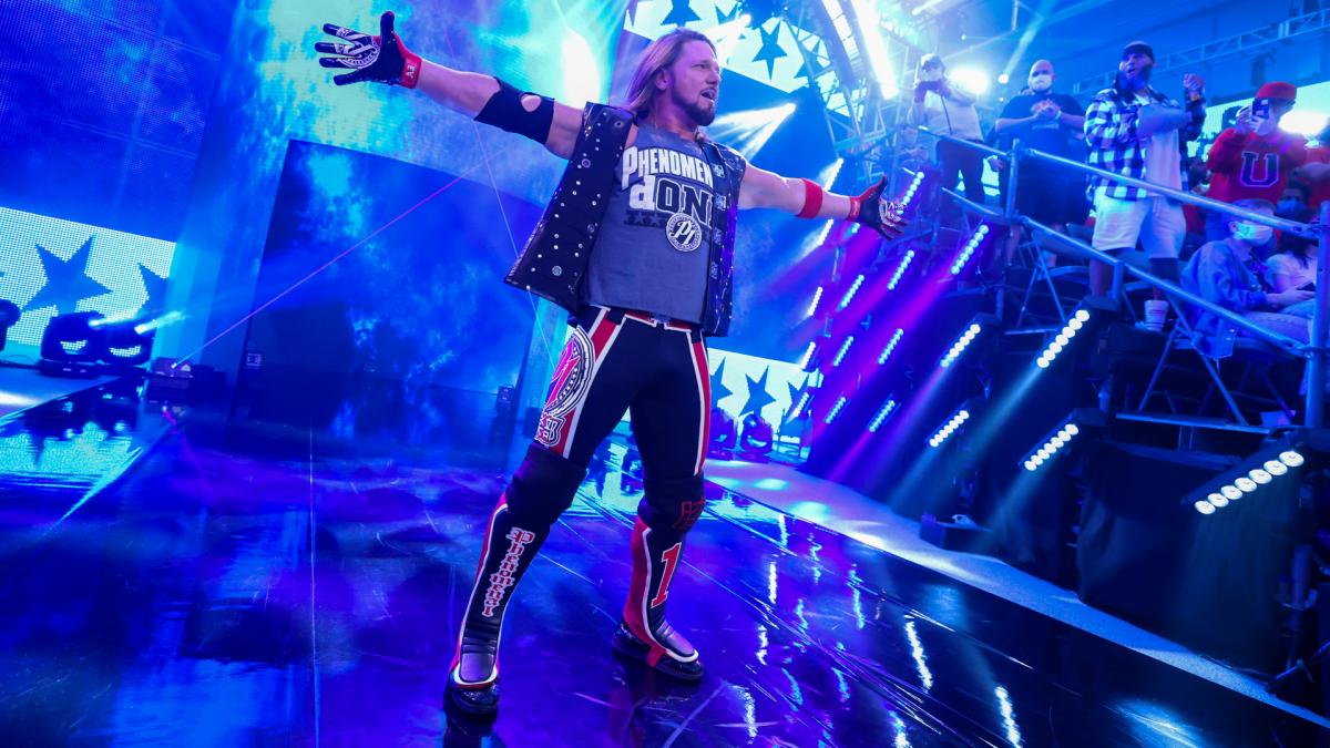 44歳になってもAJスタイルズのスピード、技のキレは健在（C）2022 WWE, Inc. All Rights Reserved.