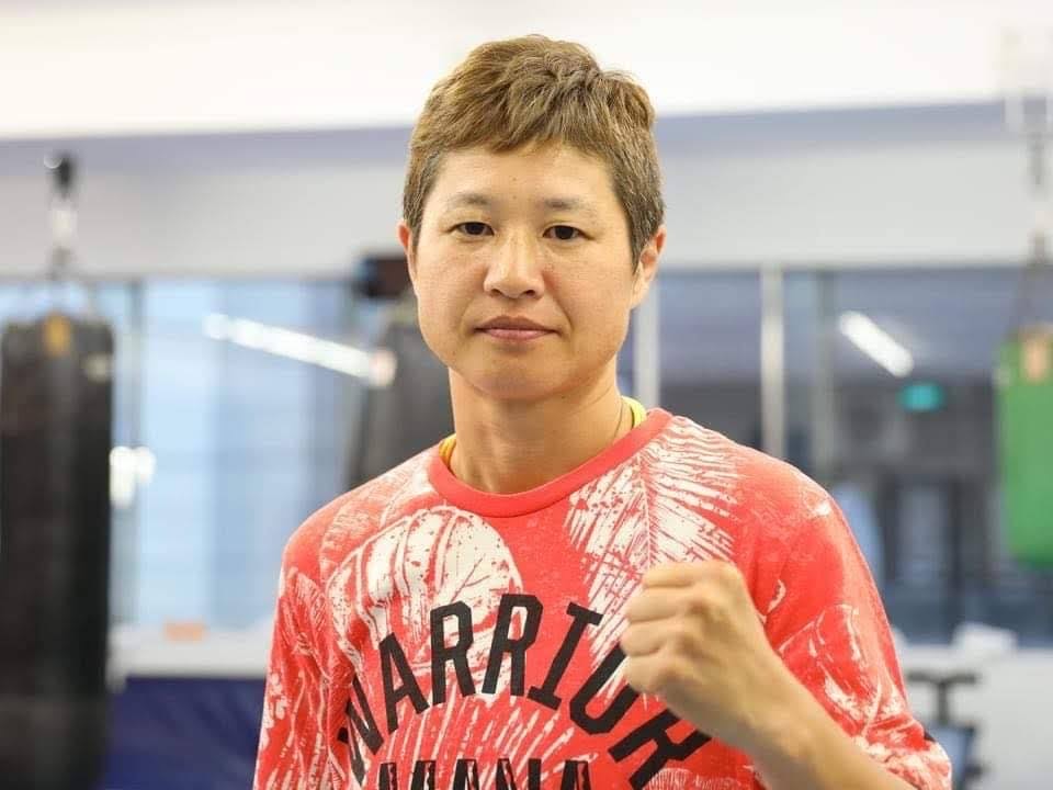 4月9日に米サンアントニオでWBA、WBC女子世界フライ級王座統一戦に臨むWBA同級王者藤岡奈穂子（竹原慎二＆畑山隆則ジム提供）