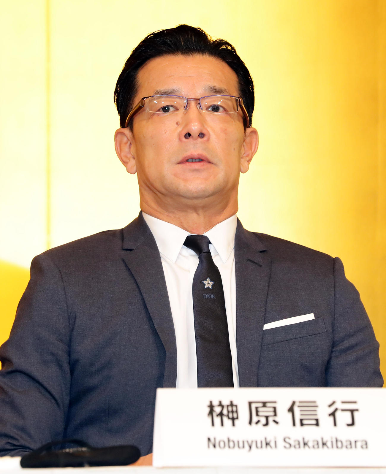 榊原信行CEO（2021年12月24日撮影）