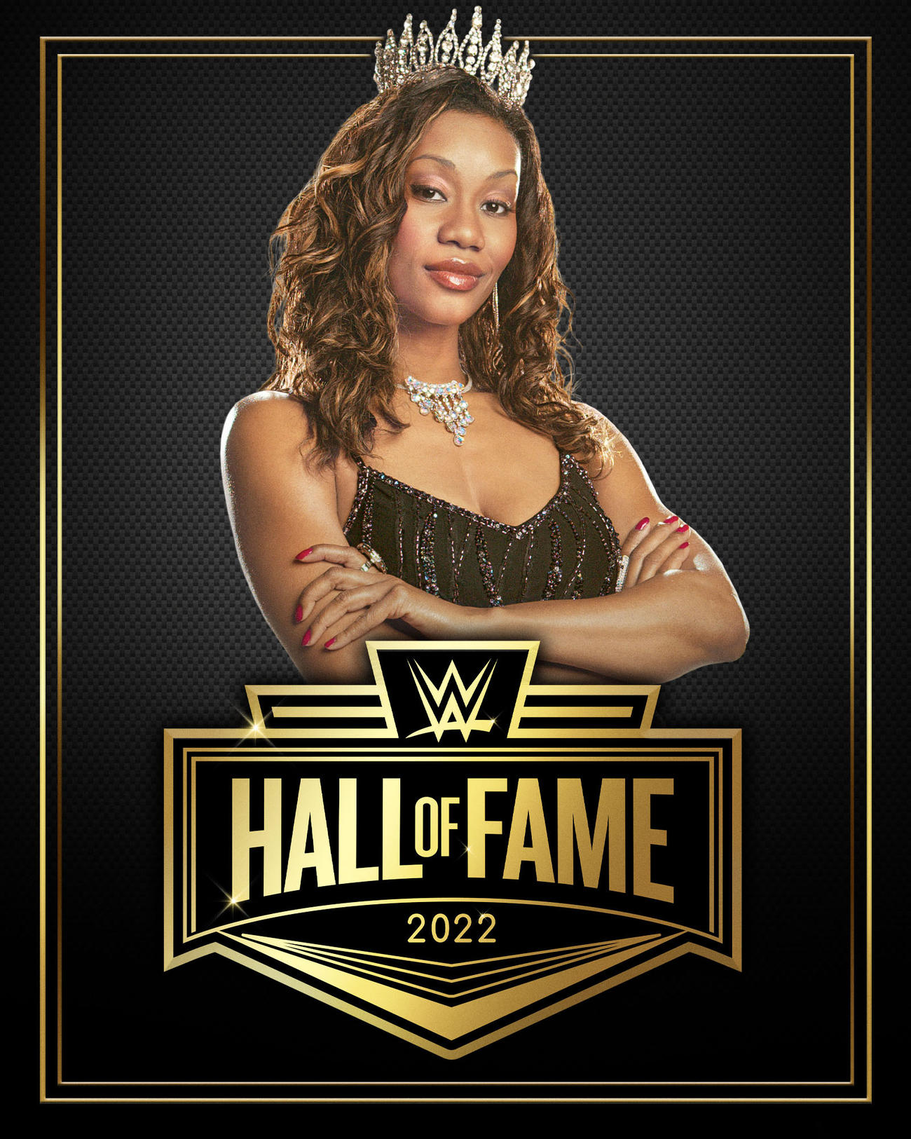 22年では3人目となるWWE殿堂入りが決まったシャーメル。ブッカーTの妻として活躍（Ｃ）2022 WWE, Inc. All Rights Reserved.