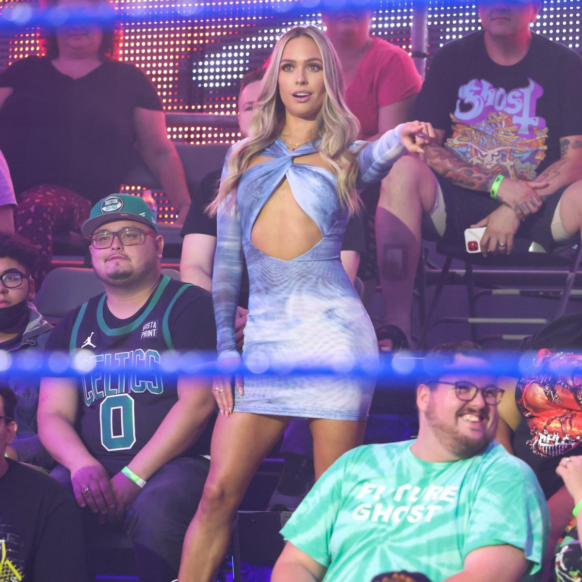 ワグナーにイケメン二郎の制裁を指示した「美女」ソフィア・クロムウェル（C）2022 WWE, Inc. All Rights Reserved.