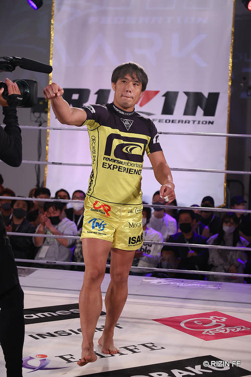タッグマッチに臨む金原正徳（C）RIZIN.FF