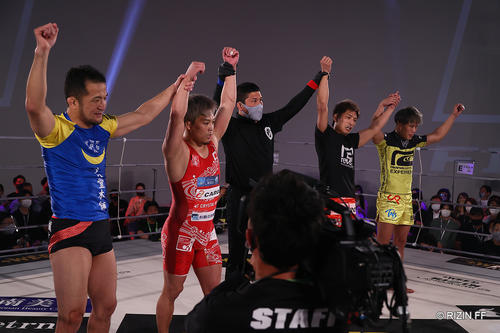 タッグマッチはドローに終わる（C）RIZIN.FF