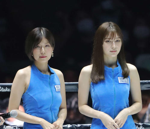 グラドル雪平莉左、天野麻菜がラウンドガール「今回もレベルが高い