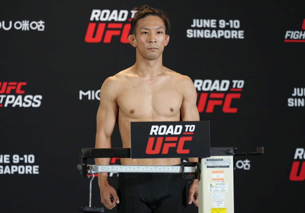 8日に行われたROAD TO UFCの前日計量をパスした松嶋こよみ（C）Zuffa LLC／UFC