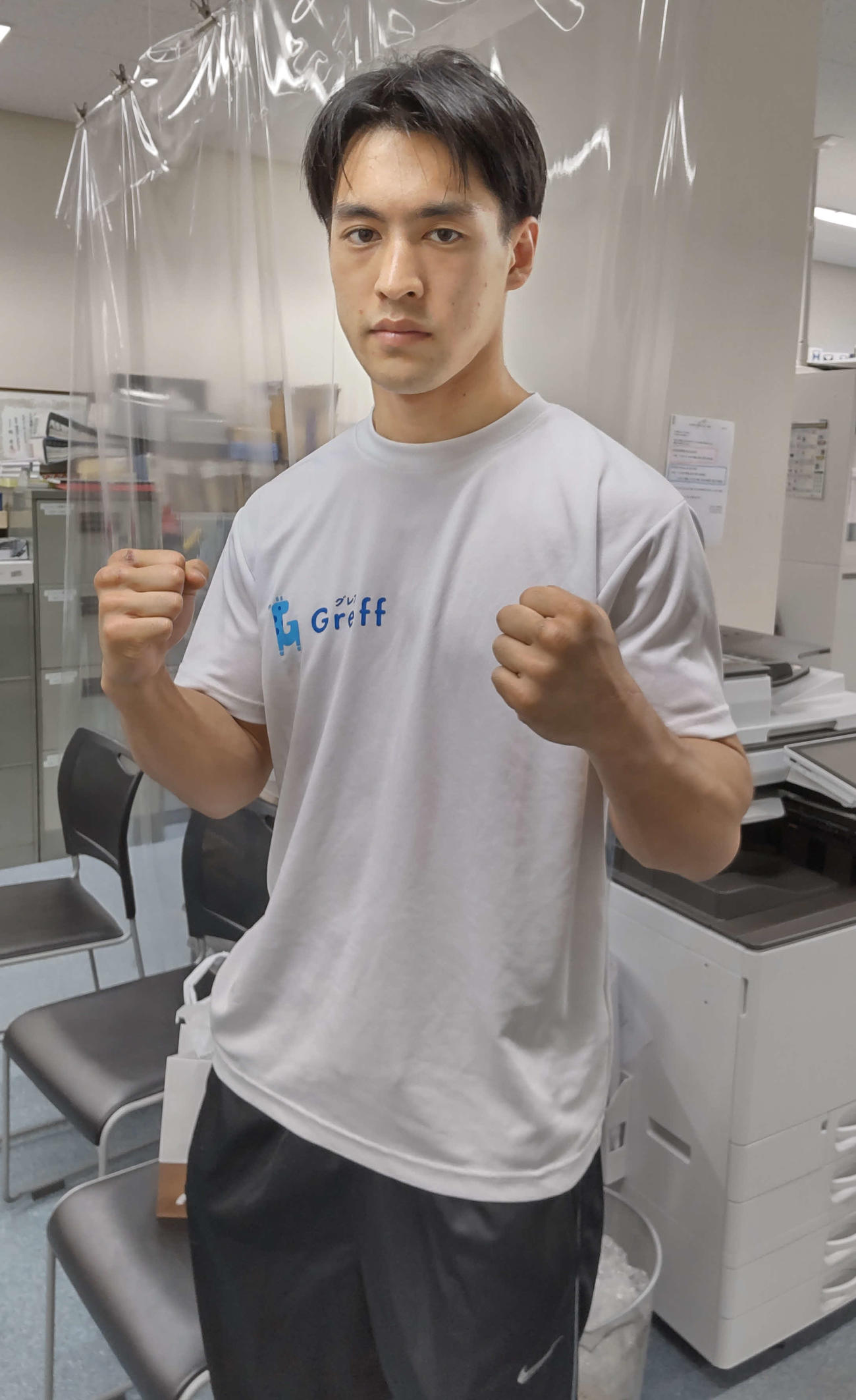 約10カ月ぶりとなるリングでプロ初勝利を狙うミドル級の赤井英五郎