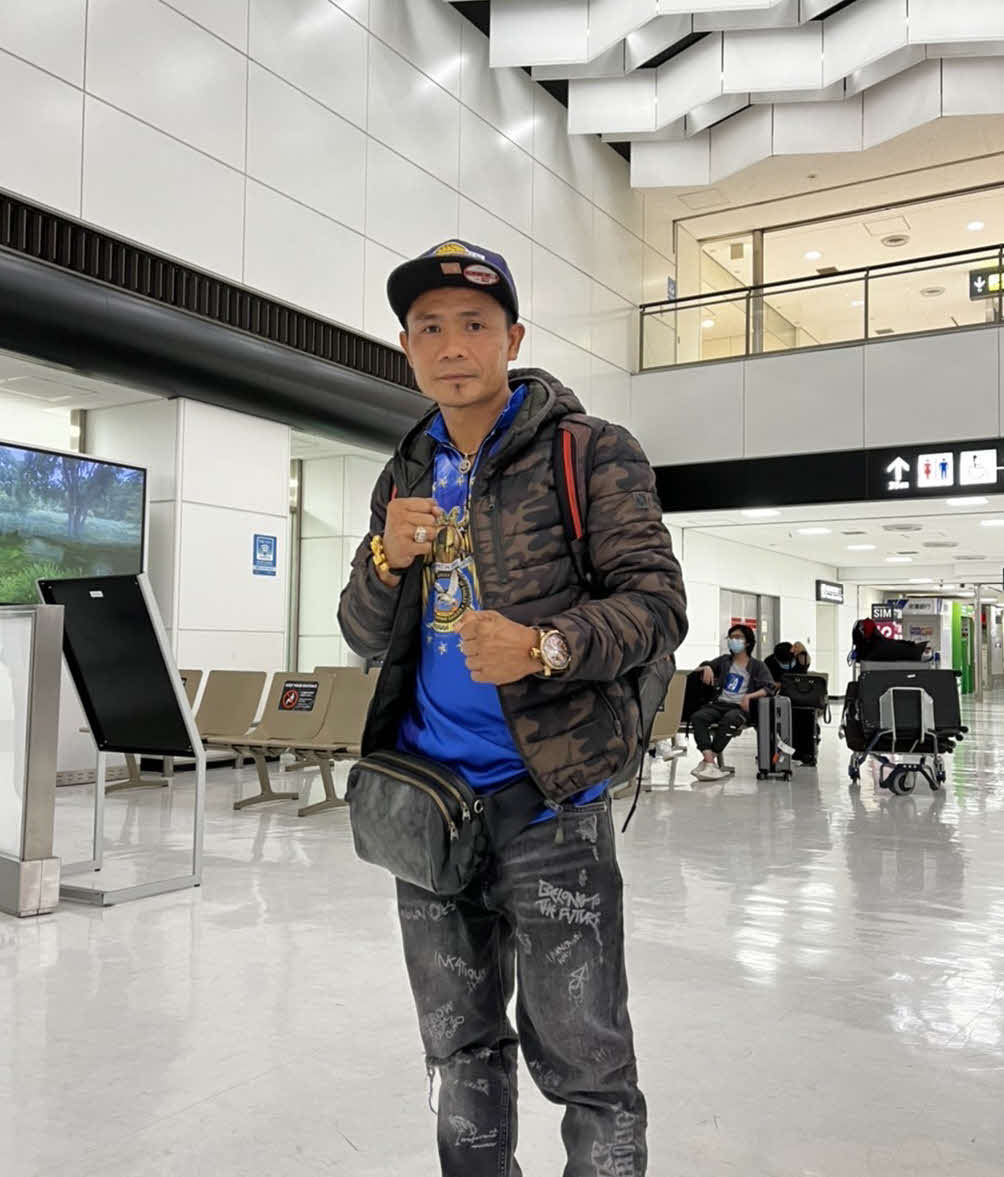 13日にWBO世界スーパーフライ級王者井岡一翔に挑戦するため、来日した元世界4階級制覇王者ドニー・ニエテス（志成ジム提供）