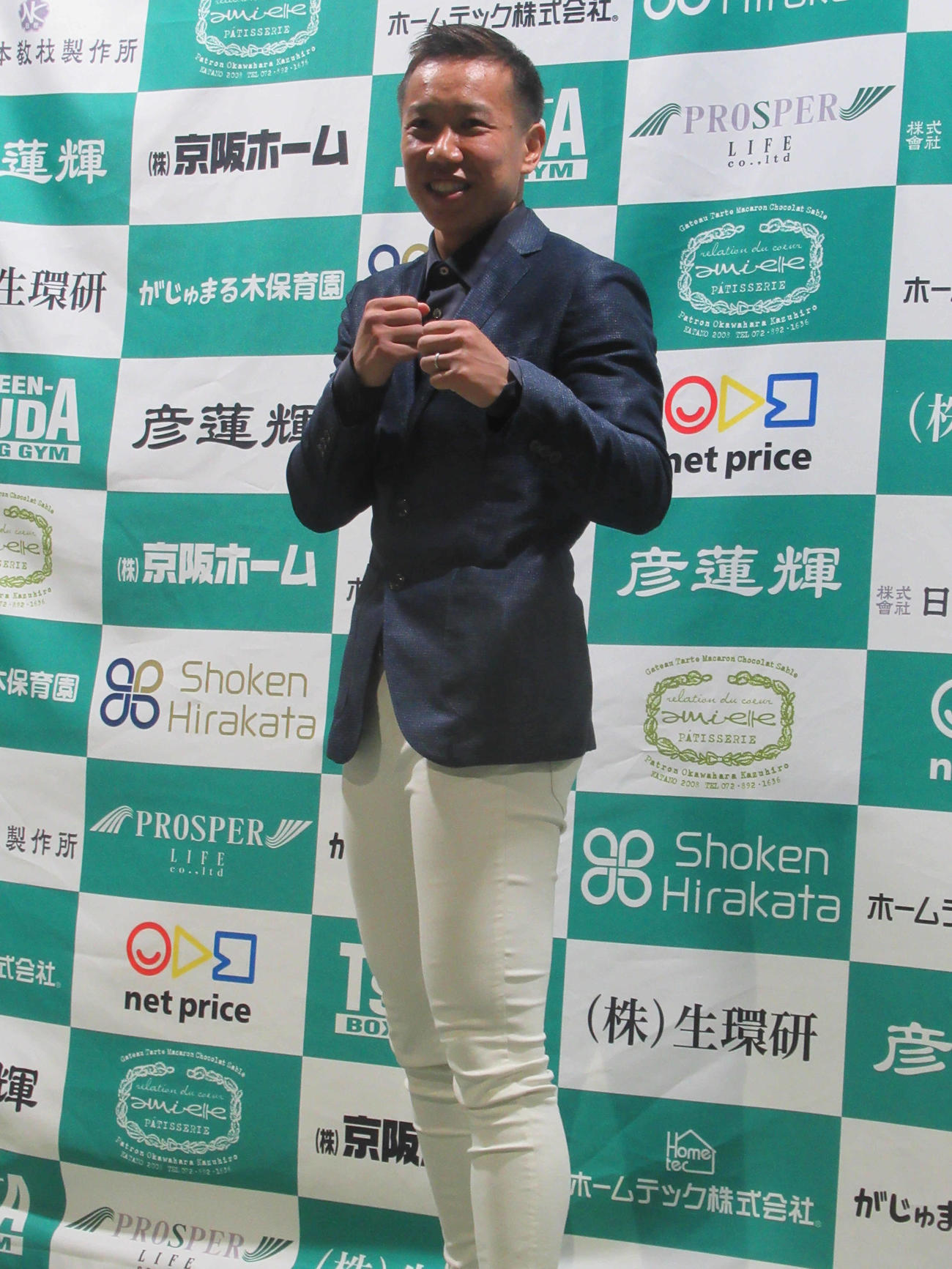 男性として競技復帰を表明した元WBC女子世界フライ級王者の真道ゴー（2022年4月21日撮影）