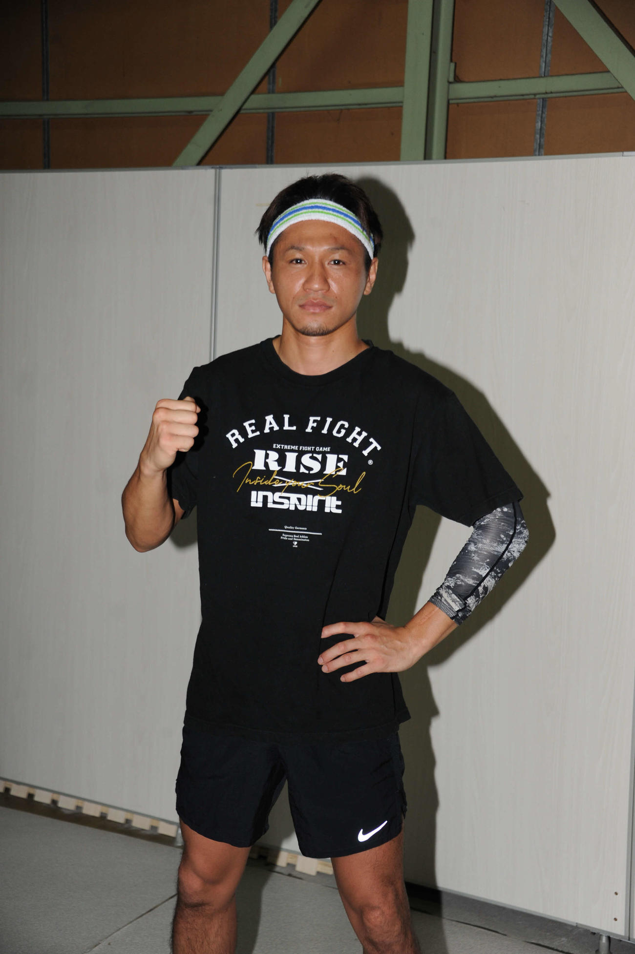 初出場するRIZINで必勝を誓う石月