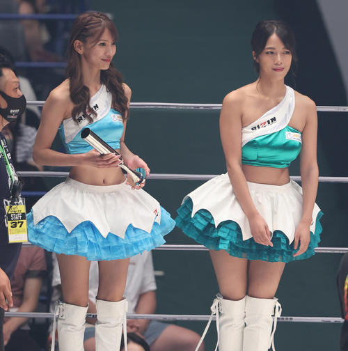 Rizin リング内外を盛り上げるラウンドガール 東海林里咲 宮越愛恵ら９人が登場 格闘技写真ニュース 日刊スポーツ