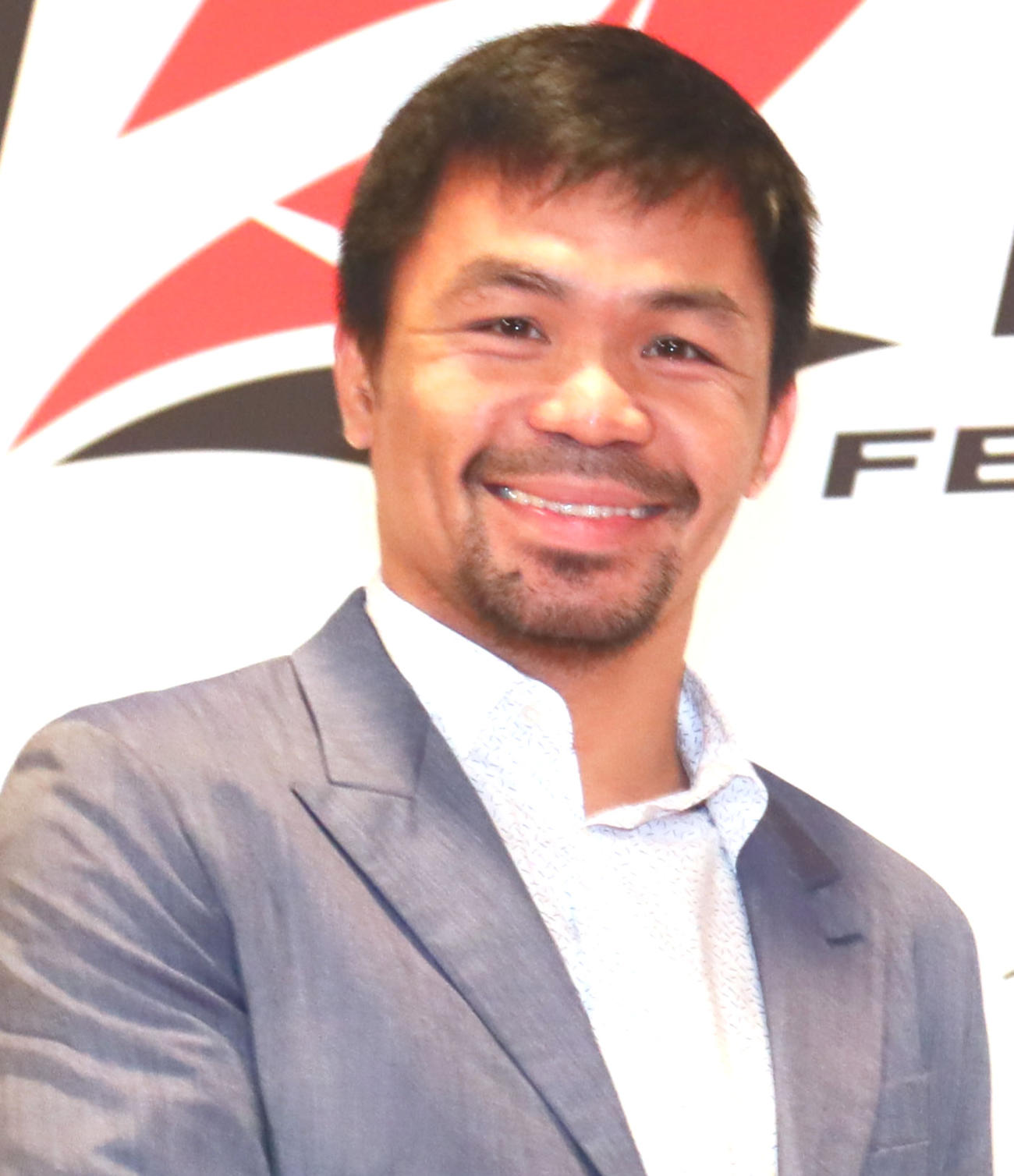 マニー・パッキャオ氏（2019年4月20日撮影）