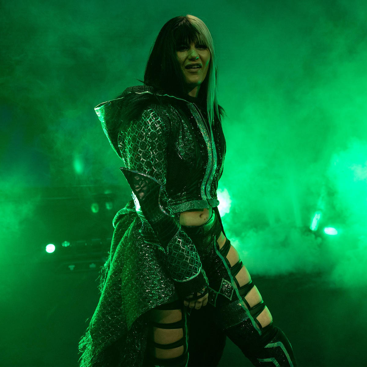 NXTに乗り込んできた英NXT・UK所属のブレア・ダベンポート（C）2022 WWE, Inc. All Rights Reserved.