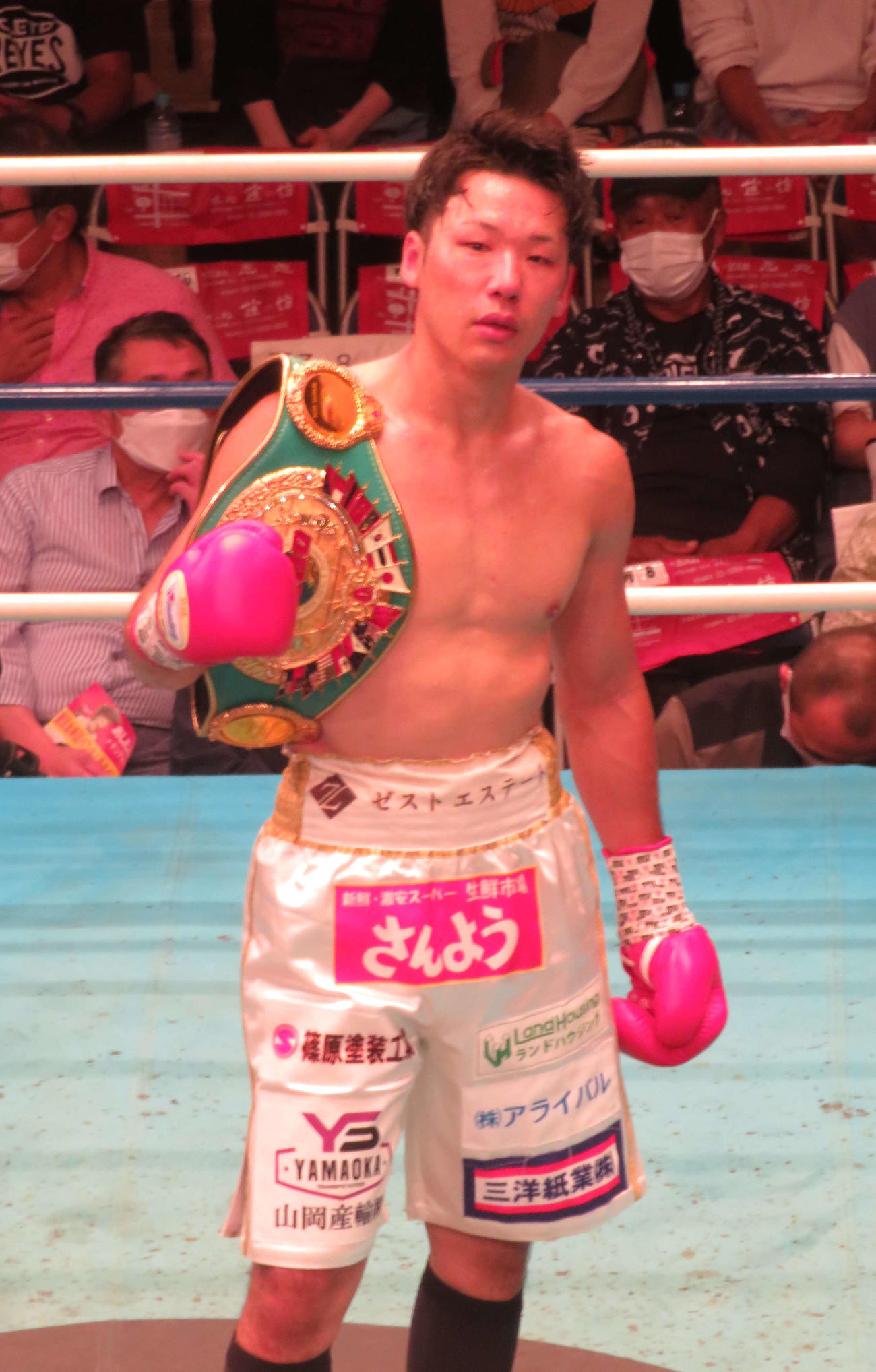 東洋太平洋ミドル級王者・竹迫司登が1年4カ月ぶりリングでTKO勝ち「アジア統一年内にしたい」 - ボクシング写真ニュース : 日刊スポーツ