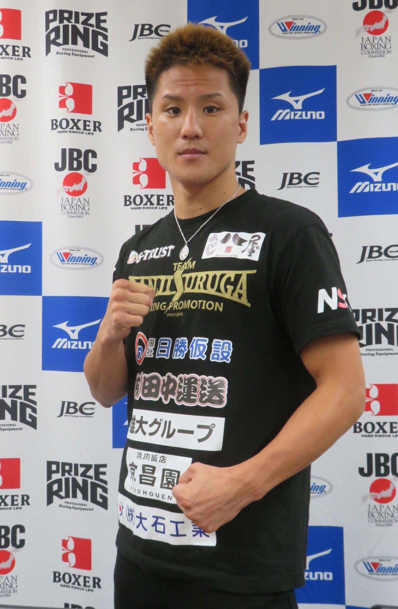 10月30日に静岡で控える2度目のWBOアジア・パシフィック・スーパーフライ級王座決定戦に向けて意気込む同級3位村地翼