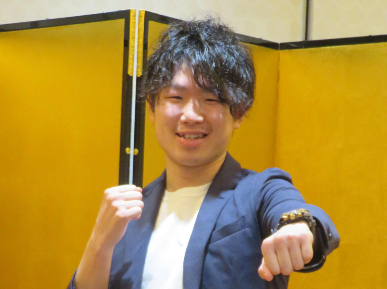 寺地拳四朗（2021年11月24日撮影）