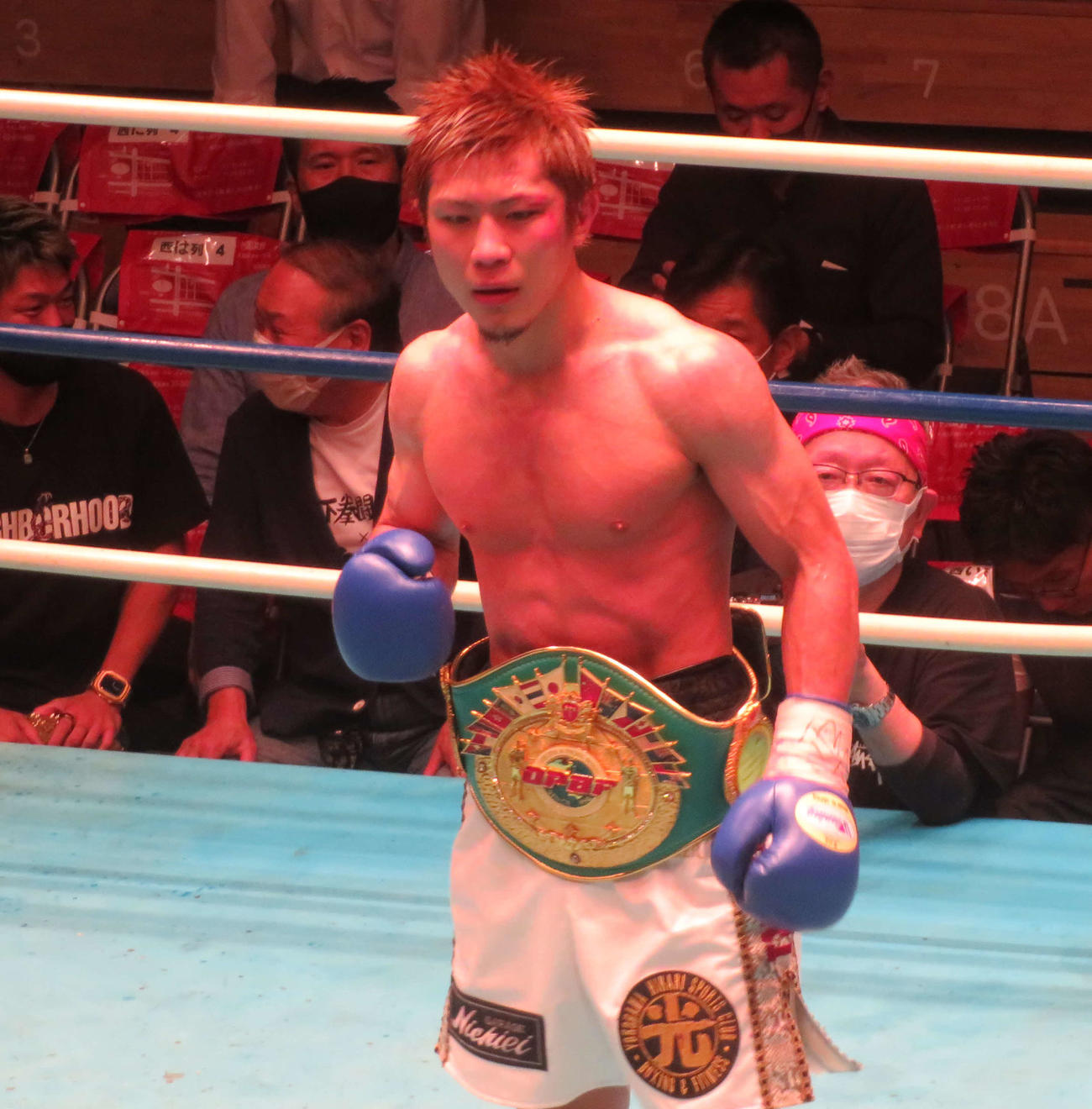 2度目の挑戦で東洋太平洋バンタム級王座を獲得した千葉開