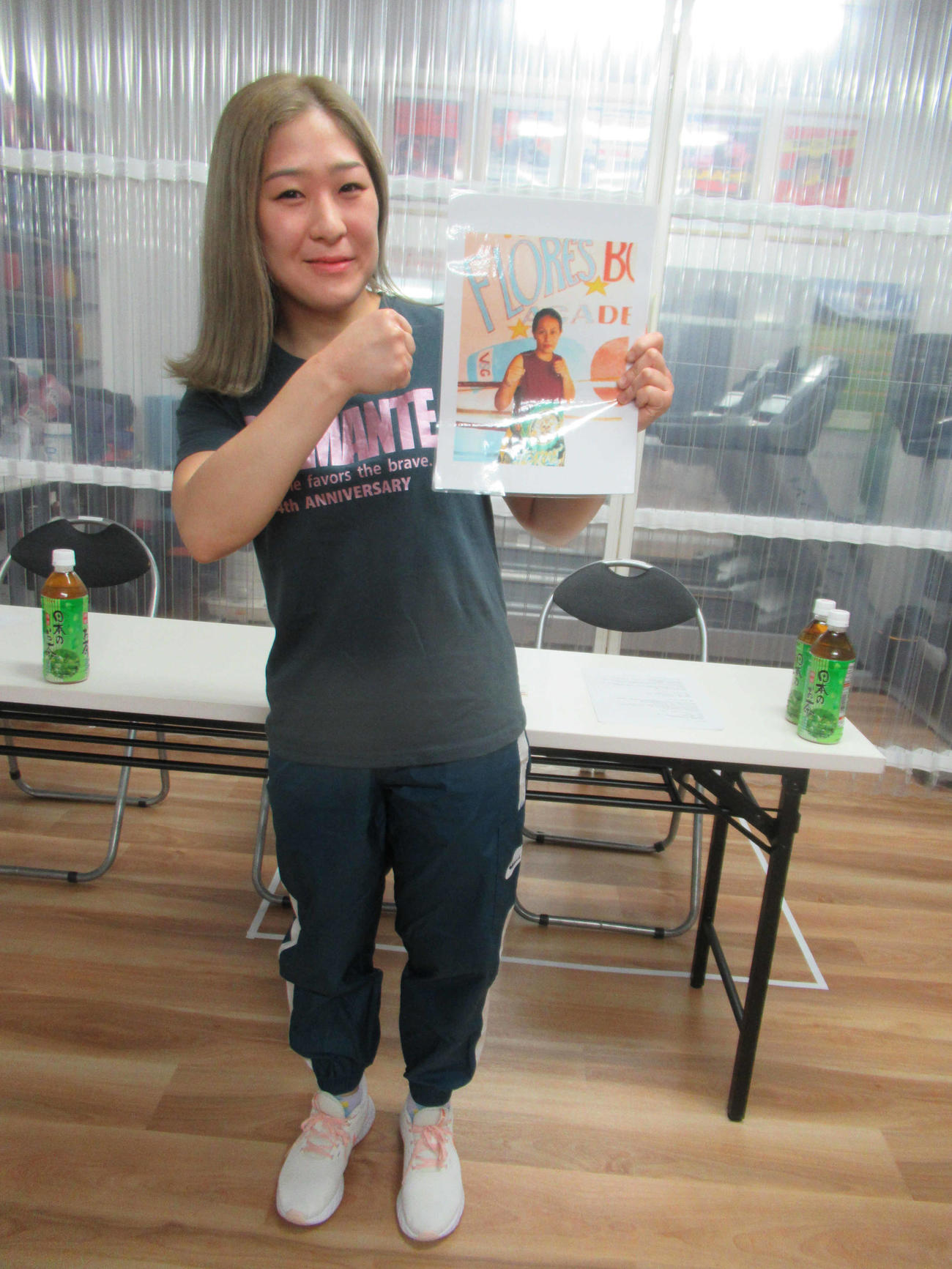 初タイトル戦へ意気込む吉川梨優那（撮影・実藤健一）