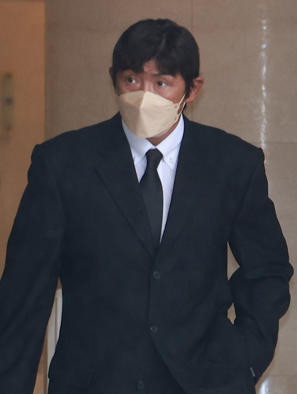 アントニオ猪木さんの告別式に参列した船木誠勝（撮影・中島郁夫）