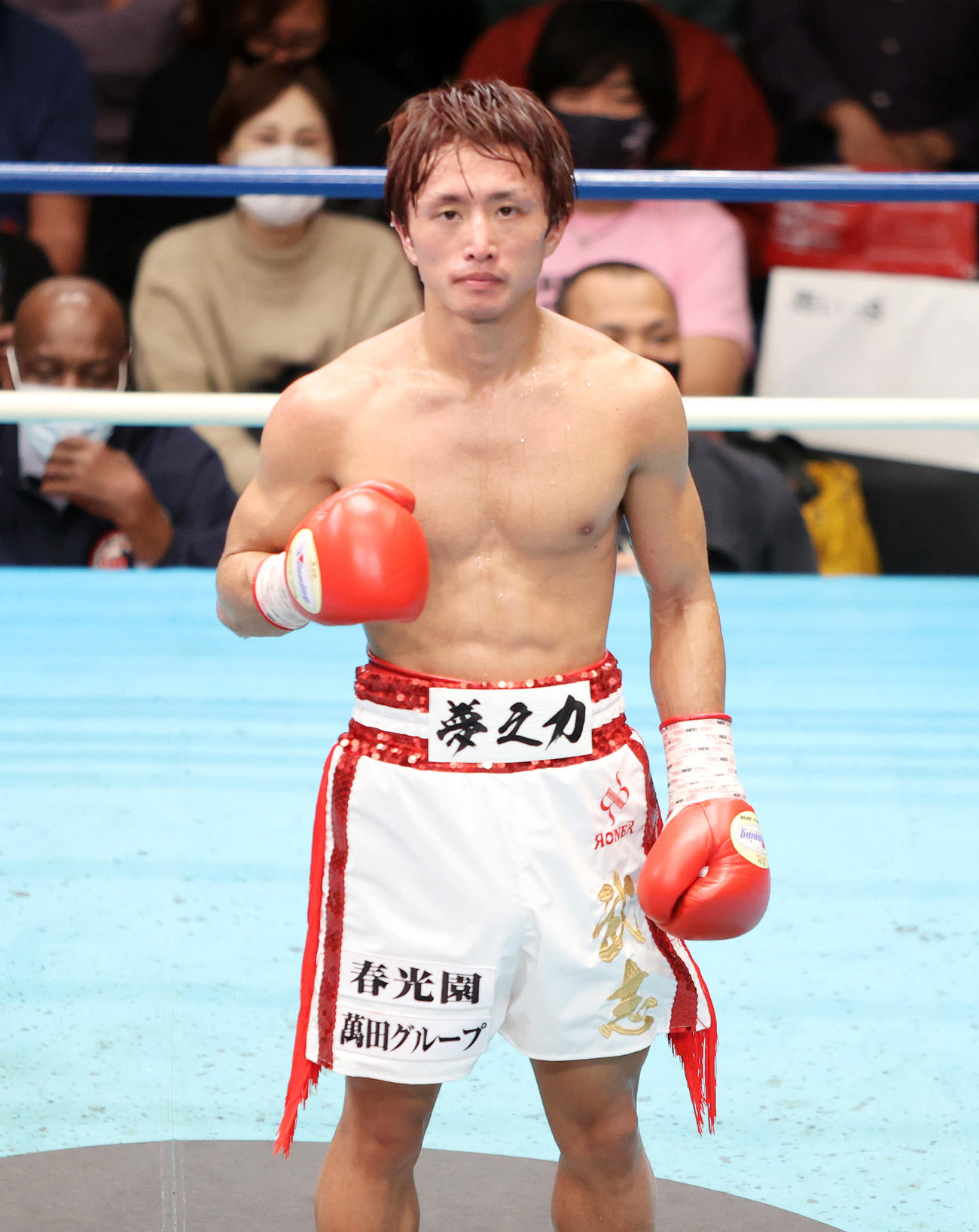 ミニマム級を制した石井（撮影・鈴木正人）