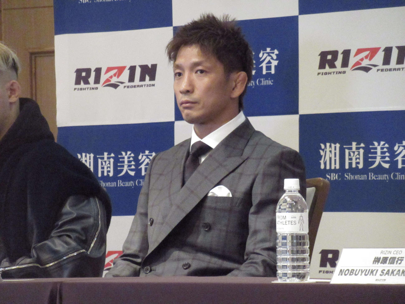 RIZIN40大会への出場が決まった所（撮影・勝部晃多）