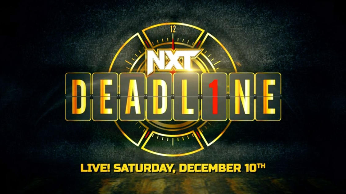 12月10日に開催されるNXTデッドライン大会ロゴ（C）2022 WWE, Inc. All Rights Reserved.