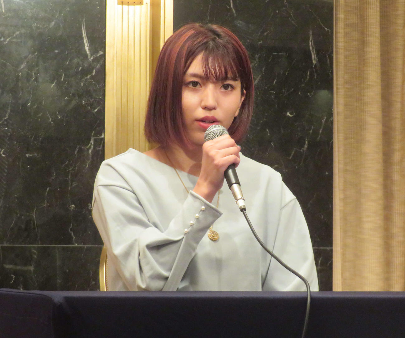 ぱんちゃん璃奈容疑者（2022年10月撮影）