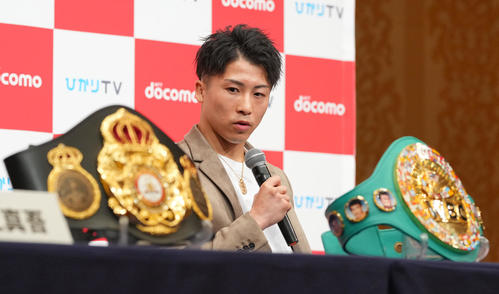 井上尚弥「もっと使いたかったのですが…」WBAスーパー王座ベルト初