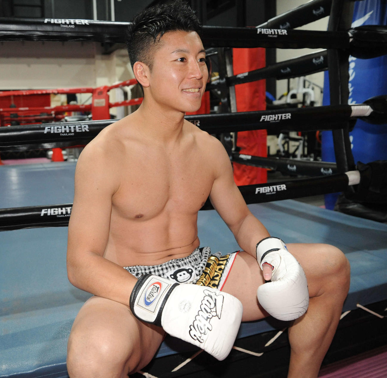 KNOCK OUT代々木大会で格闘家復帰戦を戦うMASATOBRAVELYこと岡田将人（撮影・松尾幸之介）