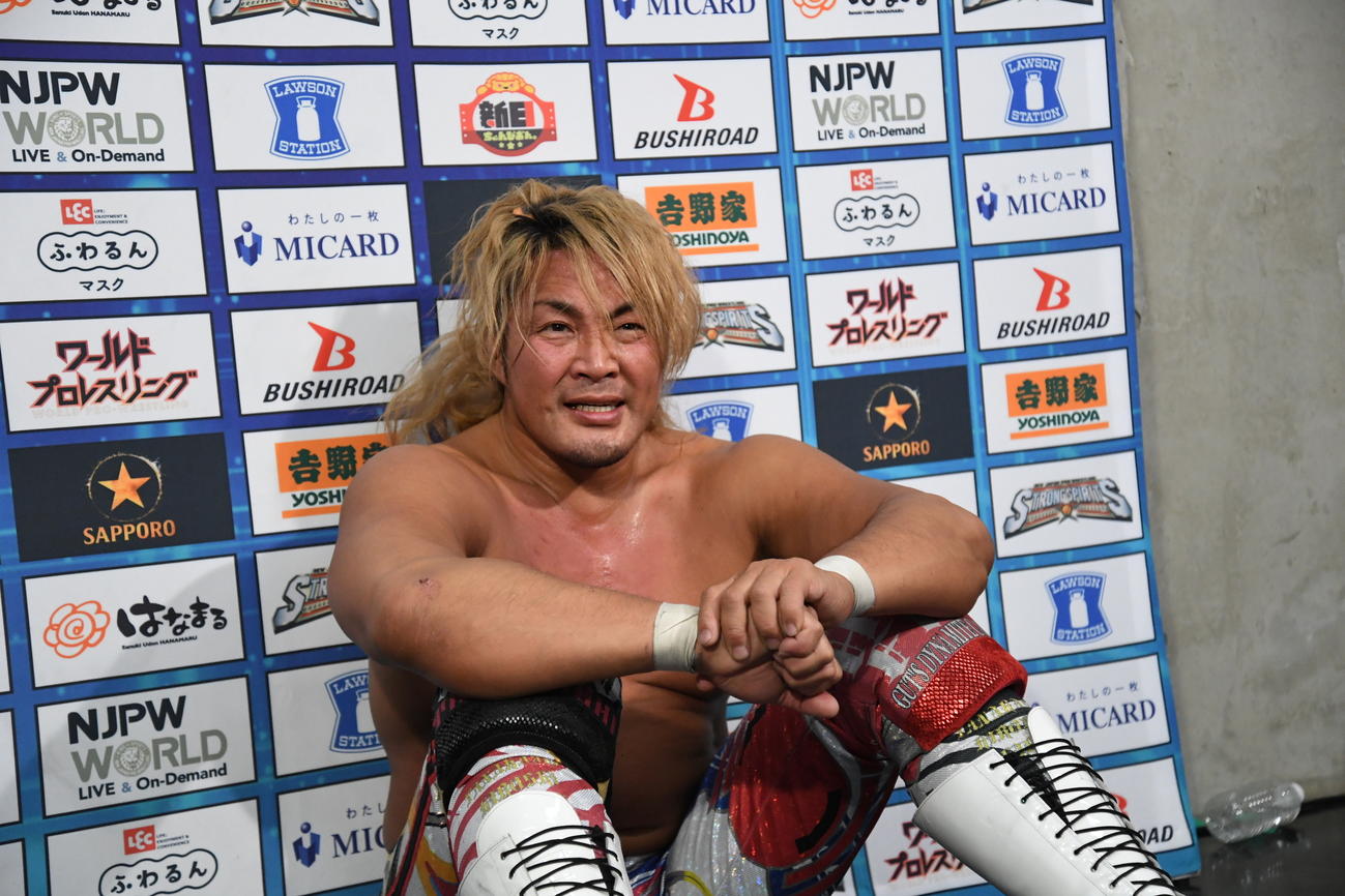 IWGPタッグ選手権に挑戦したが、敗れた棚橋弘至（新日本プロレス提供）