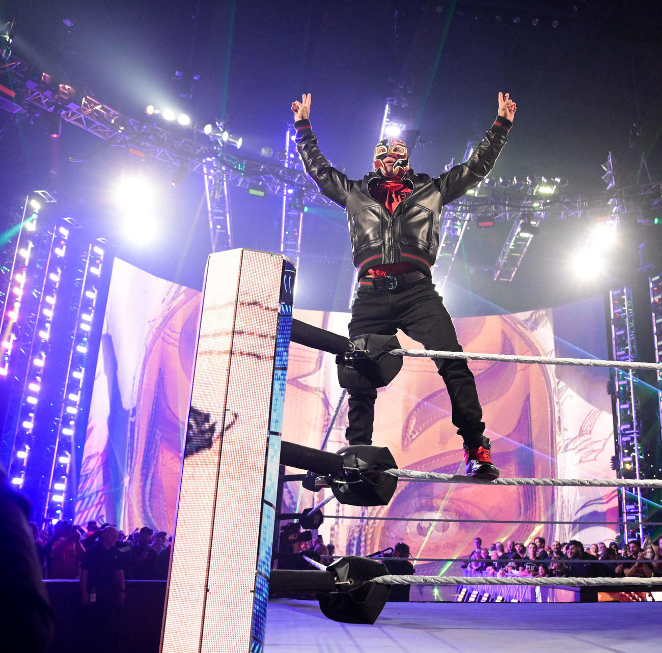 WWE殿堂入りが発表されたレイ・ミステリオJr．（C）2023 WWE, Inc. All Rights Reserved.
