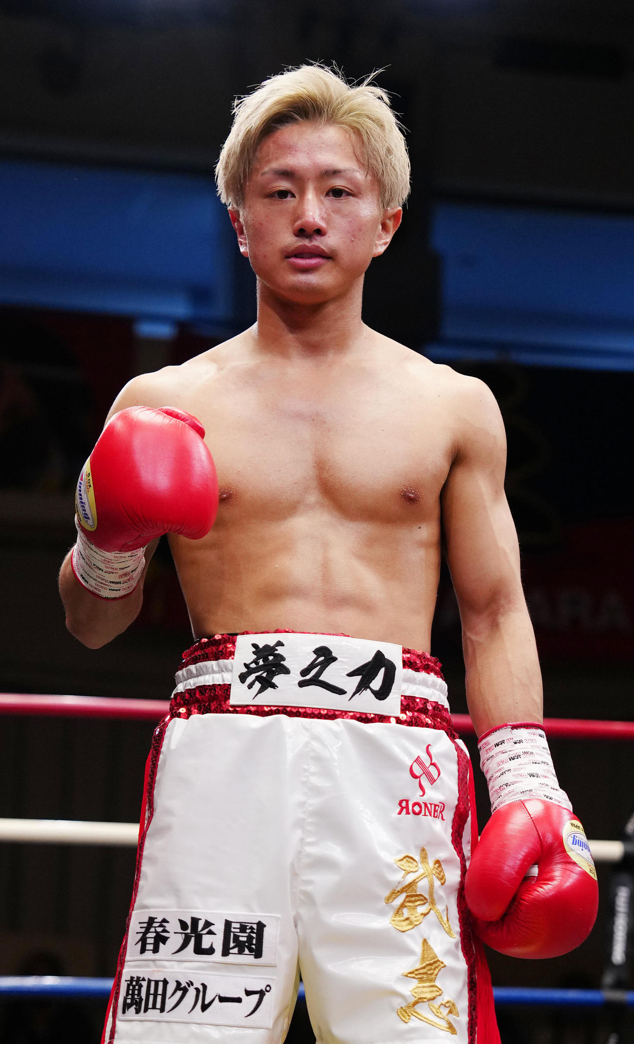 1回、リエンピスにTKO勝ちした石井（撮影・江口和貴）