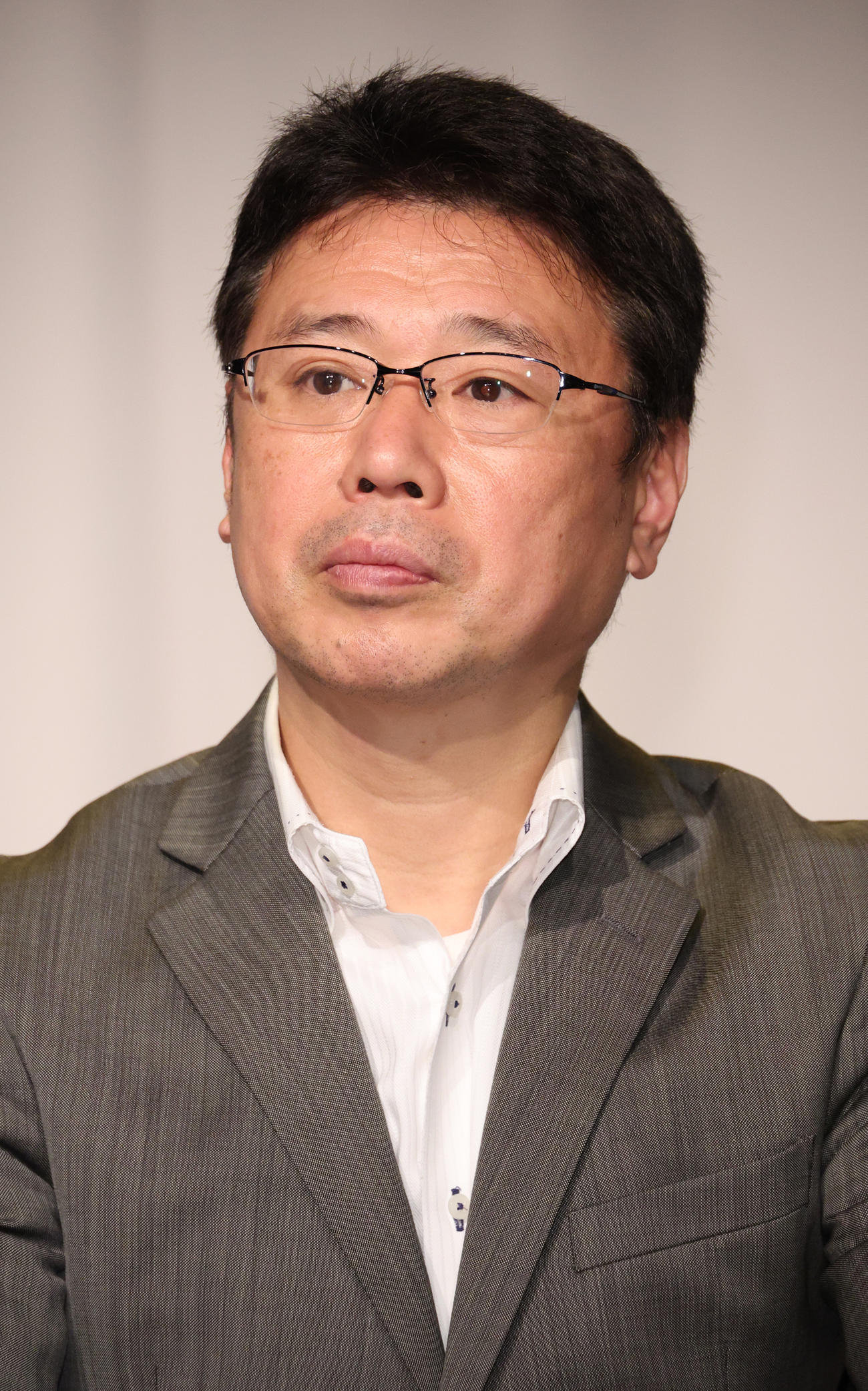 会見を行うM・Tボクシングジム村野健会長（撮影・中島郁夫）