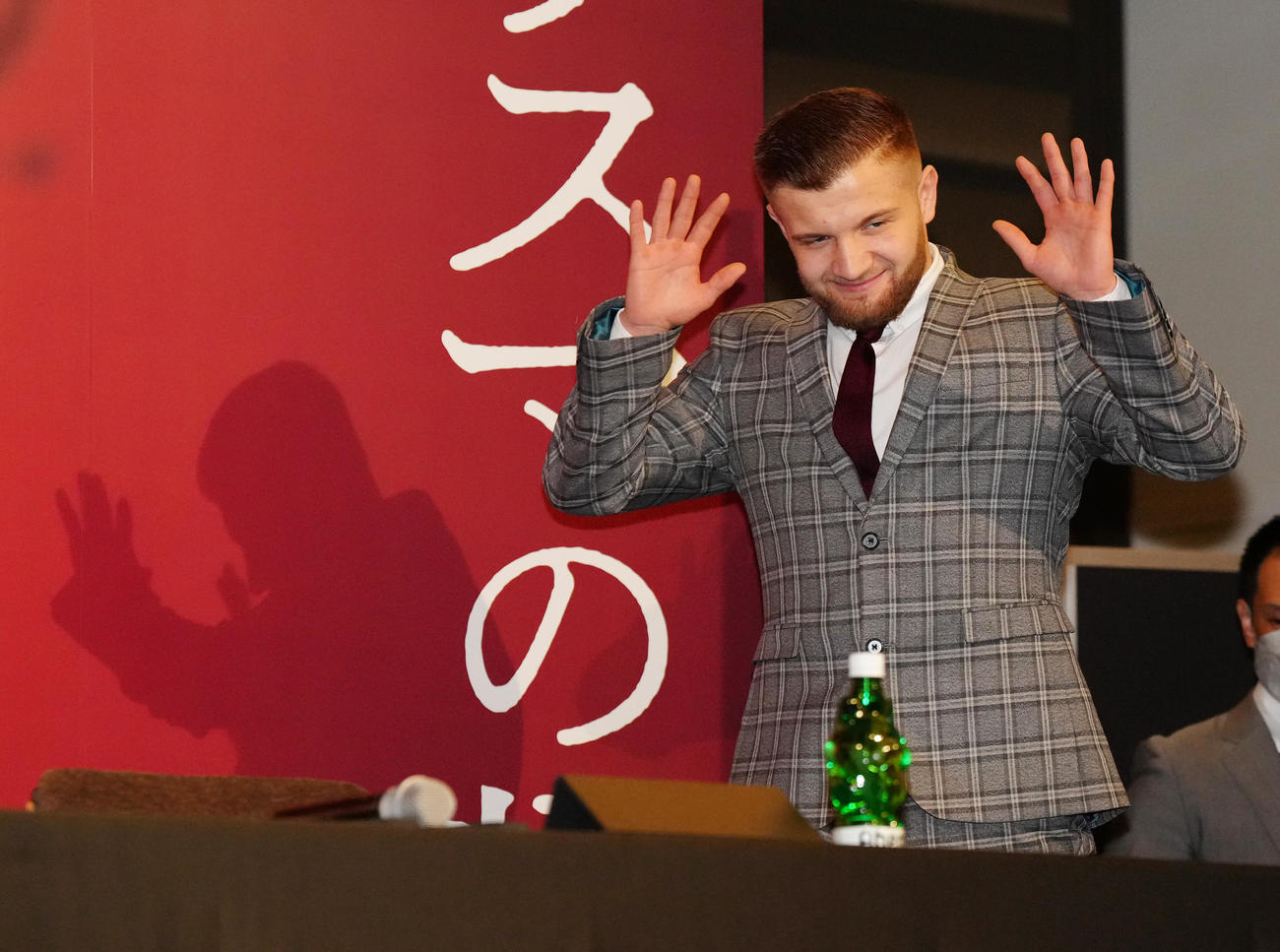 武尊の復帰戦で対戦するベイリー・サグデン（撮影・江口和貴）