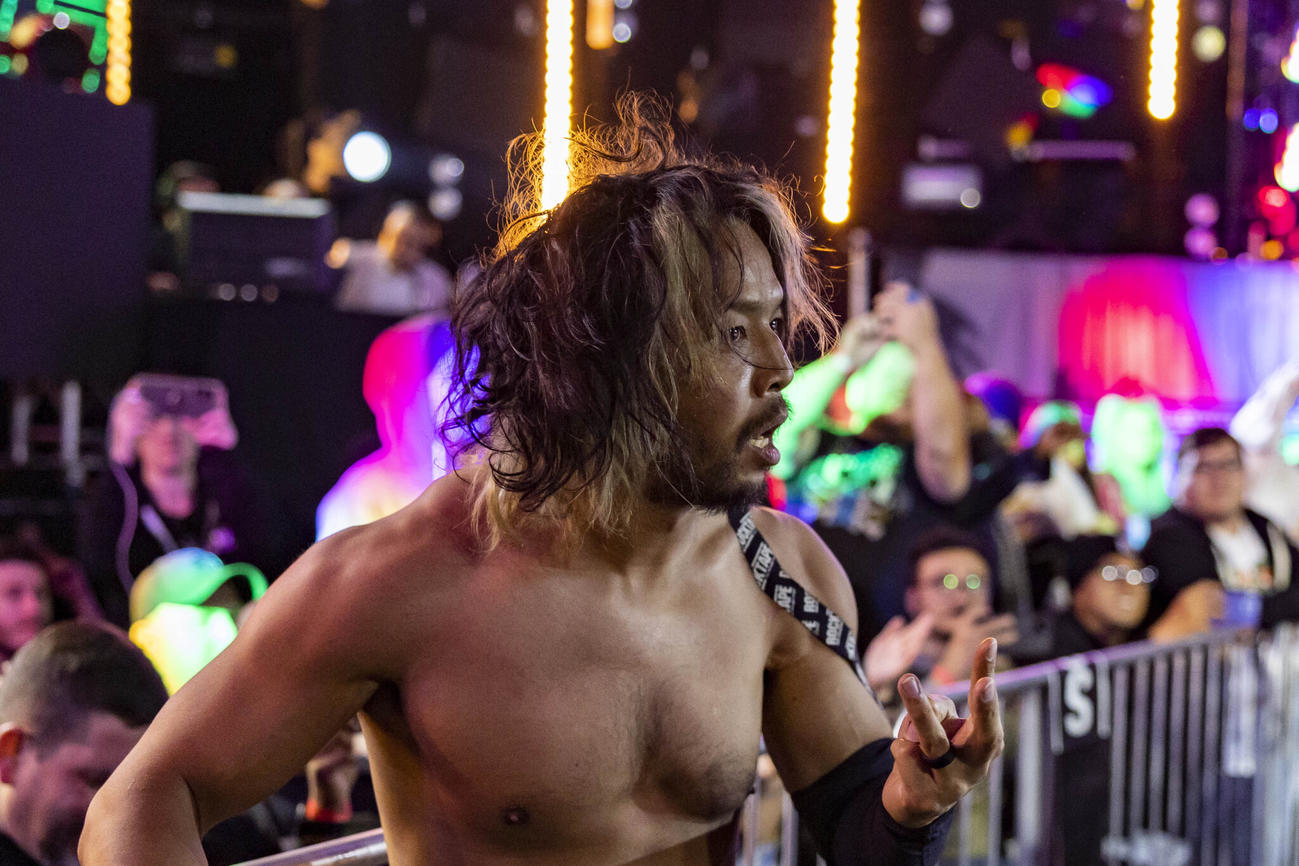 STRONG無差別級で初防衛に成功した王者・KENTA（新日本プロレス提供）