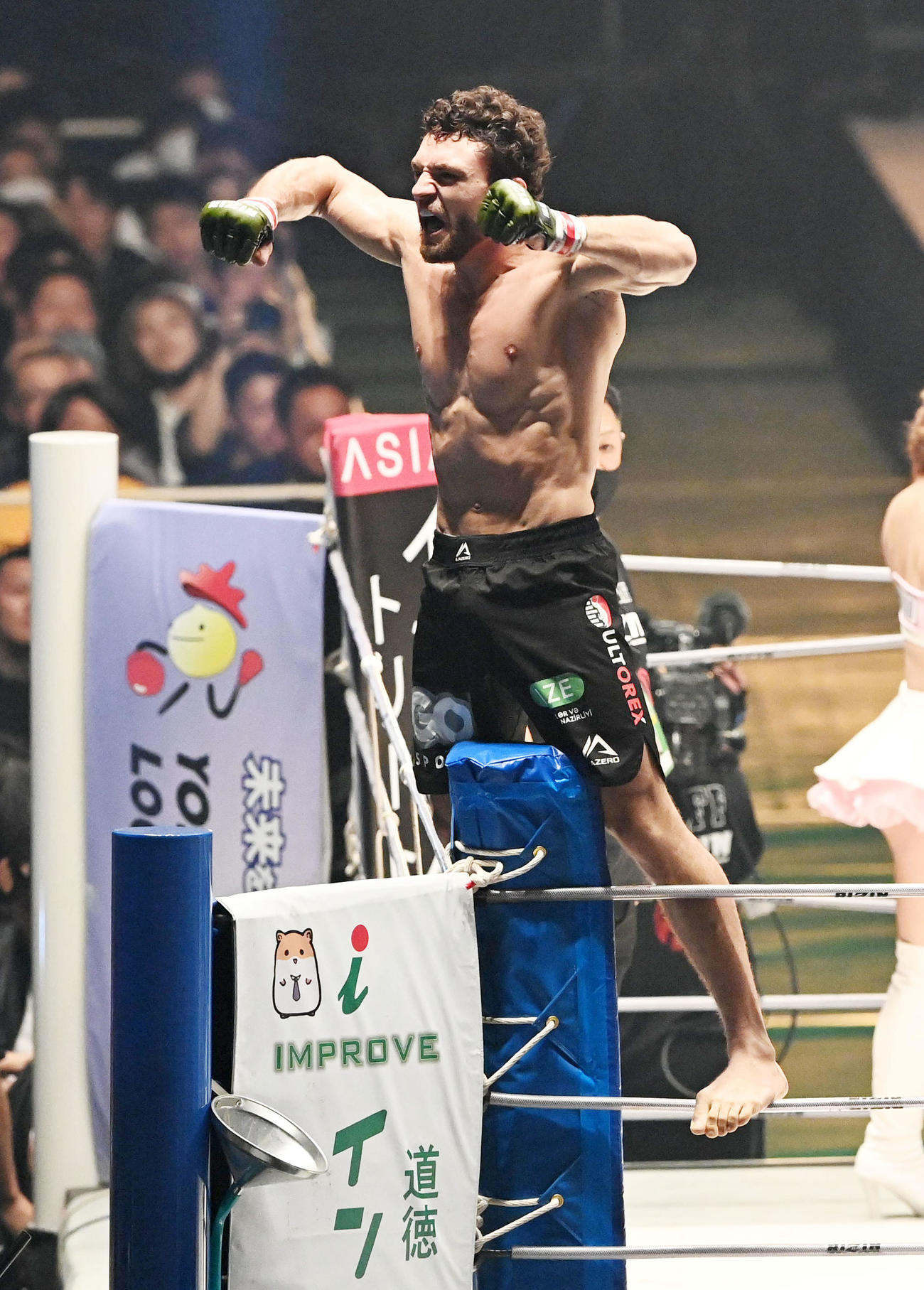 2回、堀江圭功を破ったヴガール・ケラモフ（撮影・前岡正明）