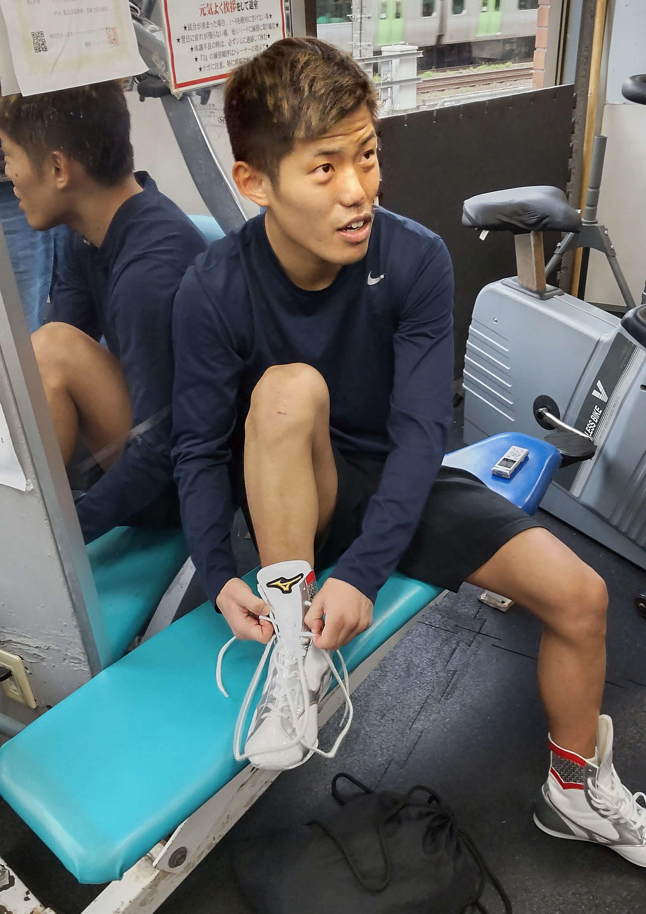 WBC世界ミニマム級王者パンヤ・プラダブスリ挑戦が延期となり、取材に応じた同級3位重岡優